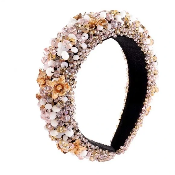 Purple Lilly | Accessories | Boho Beaded Crystal Headband  display picture 1